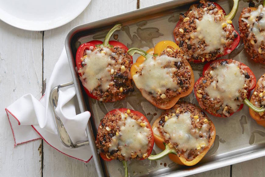 Quinoa-stuffed Bell Peppers