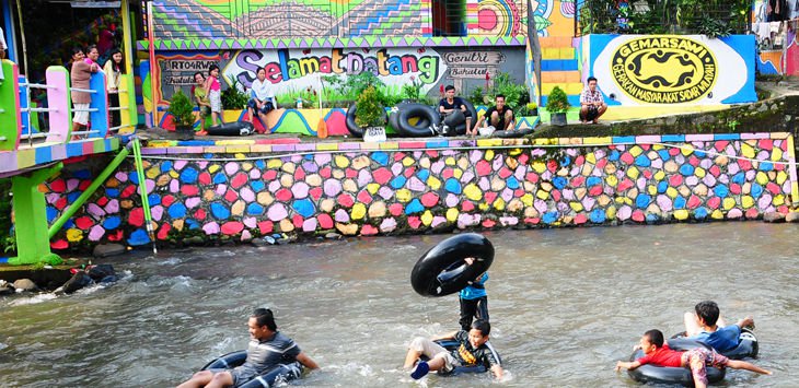 Kampung Warna Warni Katulampa, a New Tourist Attraction in Bogor