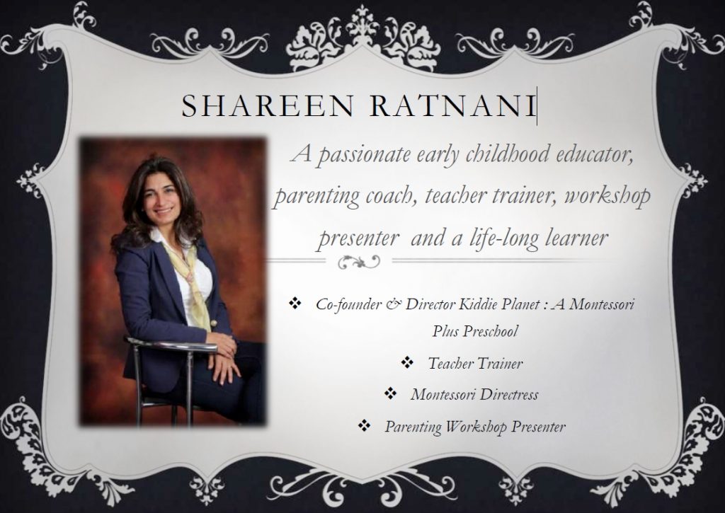 Shareen Ratnani, parenting coach and early childhood educator