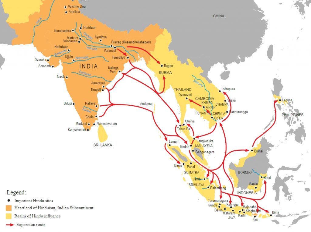 the ancient link between India and Indonesia