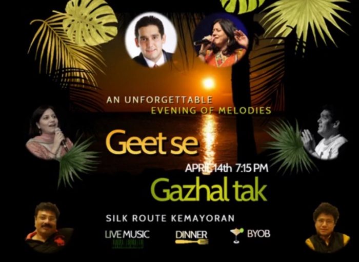 Geet se ghazal tak music event