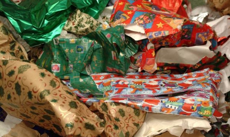 Gift Wrapping Paper reuse