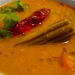 Drumstick and tomato sambhar by Shanthi Seshadari
