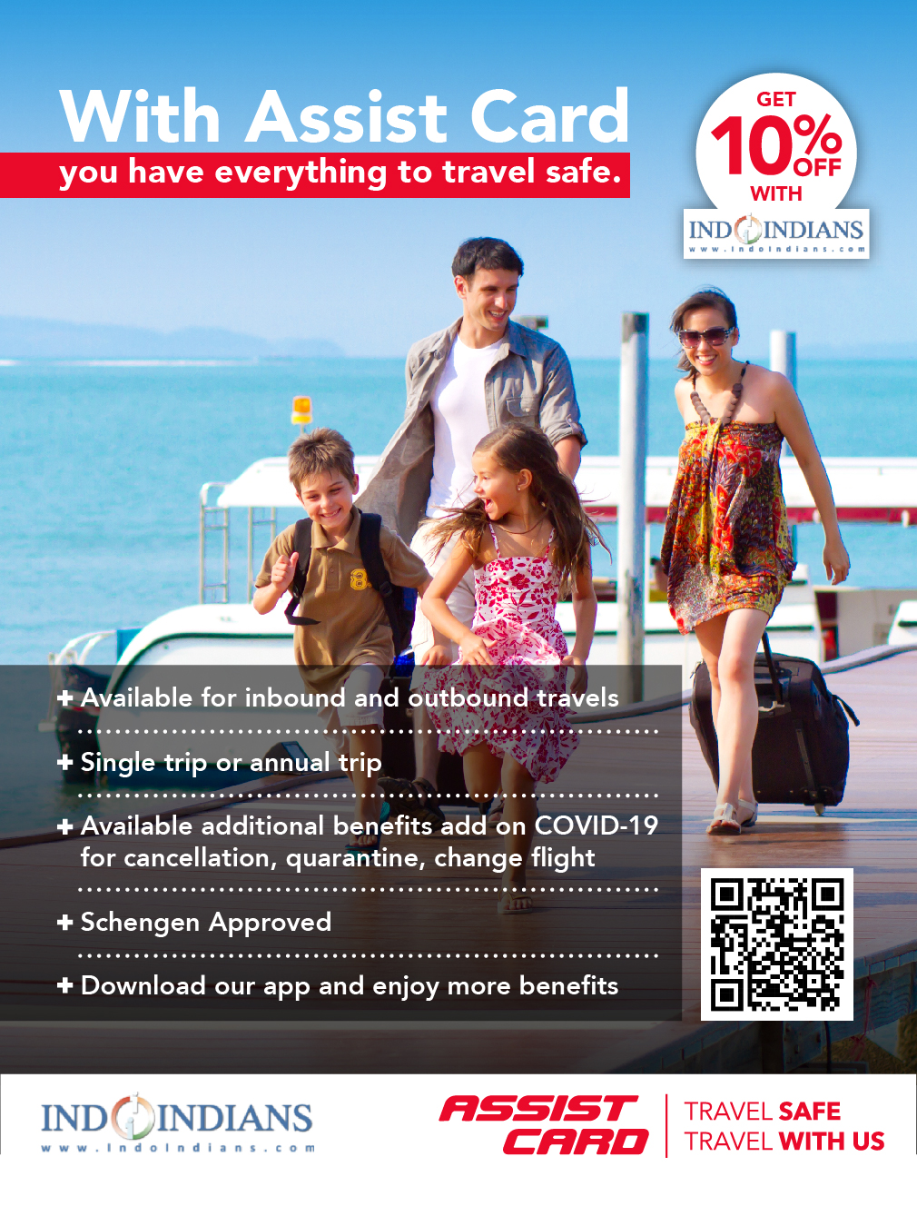 Get Travel Insurance & Assistance Plan by Assist Card Valid Worldwide