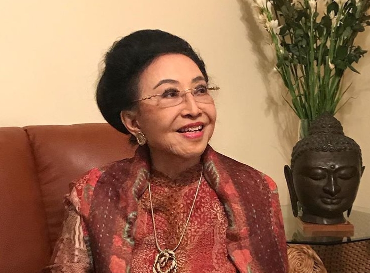 Ibu Mooryati Soedibyo, founder Mustika Ratu