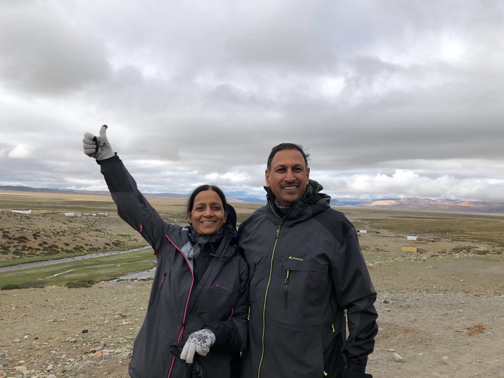 Archana on Kailash Mansarovar Trip