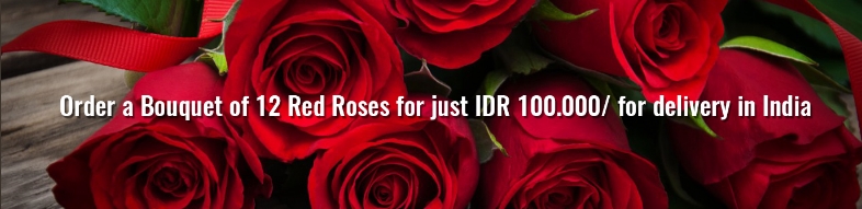 Indoindians Giftshop: Delightful Bouquet Red Roses 12