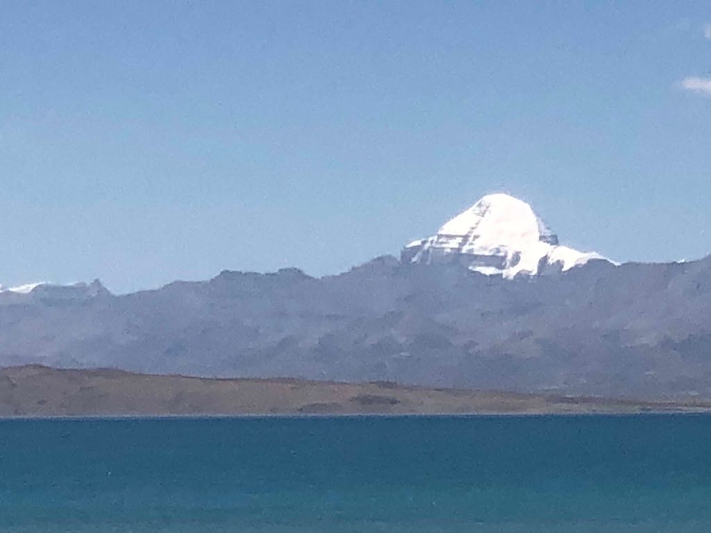 Kailash Parbat and Mansarovar lake