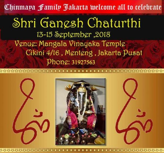 Shri Ganesh Chaturthi Celebrations 2018, Jakarta