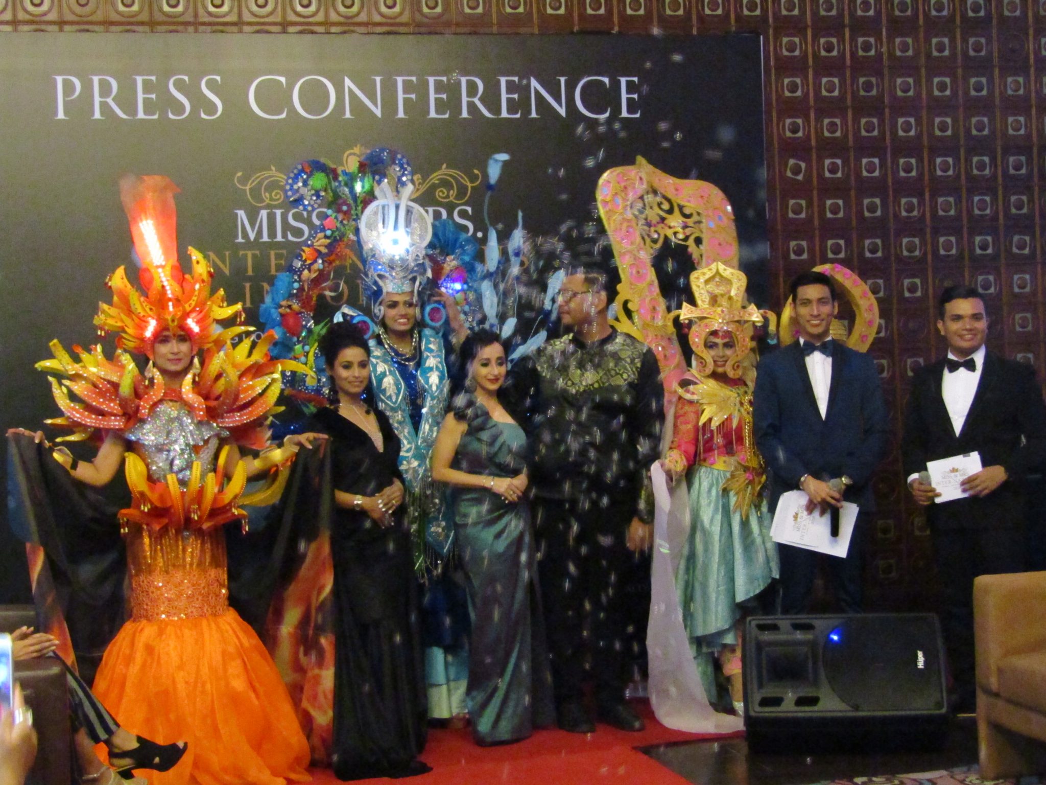 Press Conference of Miss and Mrs Inter-Nations Indonesia 2018