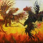 10-Famous-Indonesian-Artists-You-Should-Know-Sabung-Ayam-by-Affandi