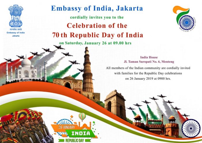 70th Republic Day of India Celebrations in Jakarta