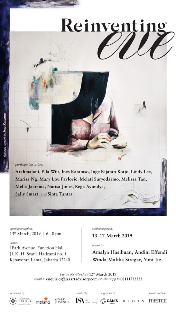 Reinventing Eve E-Invite Featuring 20 pioneering women artists of the region, 'Reinventing Eve' is a specially curated exhibition