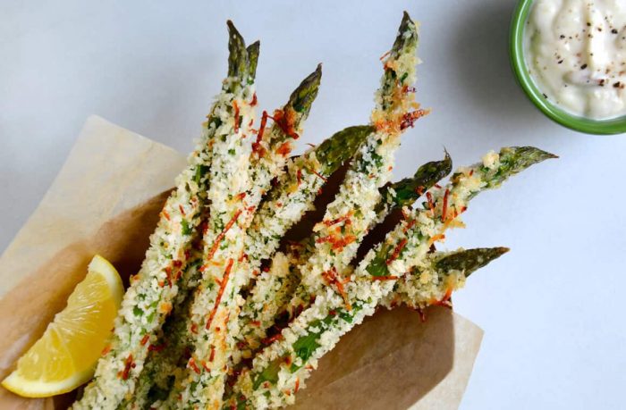 #KetoRecipe: Baked Asparagus Fries Recipe Keto-Recipe-Baked-Asparagus-Fries-Recipe