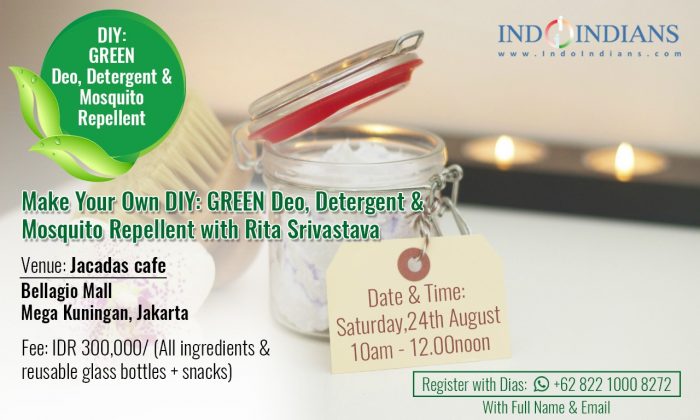 DIY Green Products Workshop with Rita Srivastava