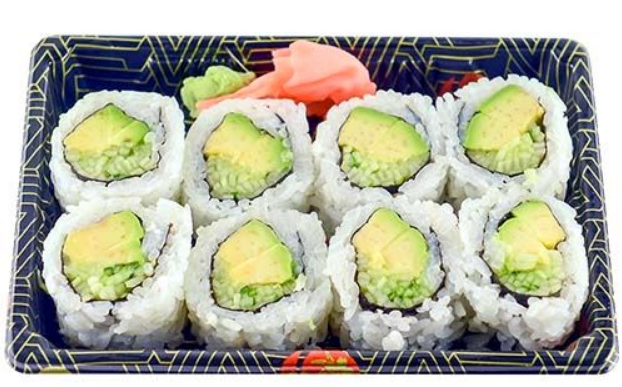 How to make avocado and cucumber roll sushi