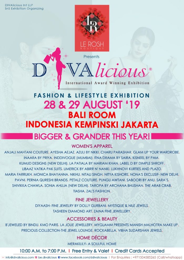 Le Rosh presents DIVAlicious - Fashion Exhibition of the year! Le Rosh presents DIVAlicious - Fashion Exhibition of the year!
