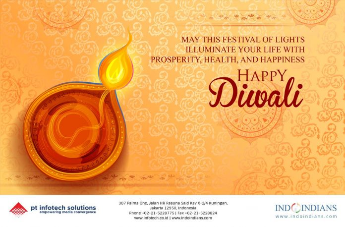 Diwali Greetings from PT Infotech Solutions and Indoindians