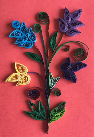 Greeting Card with Quilling