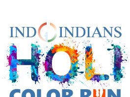 Indoindians Holi color run on 1st March 2020