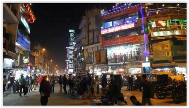 Indian City at Night