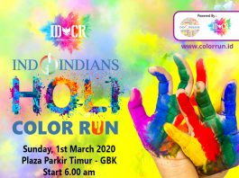 k fun IDCR Indoindians Holi Color Run on sunday, 1st March 2020, at GBK Senayan