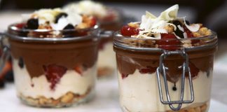 eggless hazelnut mousse by Kavita Kapoor