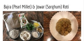 BAJRA (PEARL MILLET) & JOWAR (SORGHUM) ROTI recipe by Monika Singhania