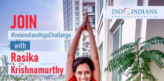 Join Indoindians Yoga Challenge with Rasika Krishnamurthy