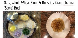 Oats, Whole Wheat Flour and Sattu Roti recipe by Monika Singhania