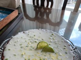 Lime n Lemon Eggless Cake by Pawani Bhalla