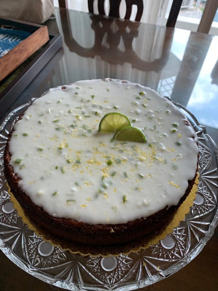 Lime n Lemon Eggless Cake by Pawani Bhalla