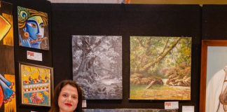 Madhushree Bansal at Art Exhibition