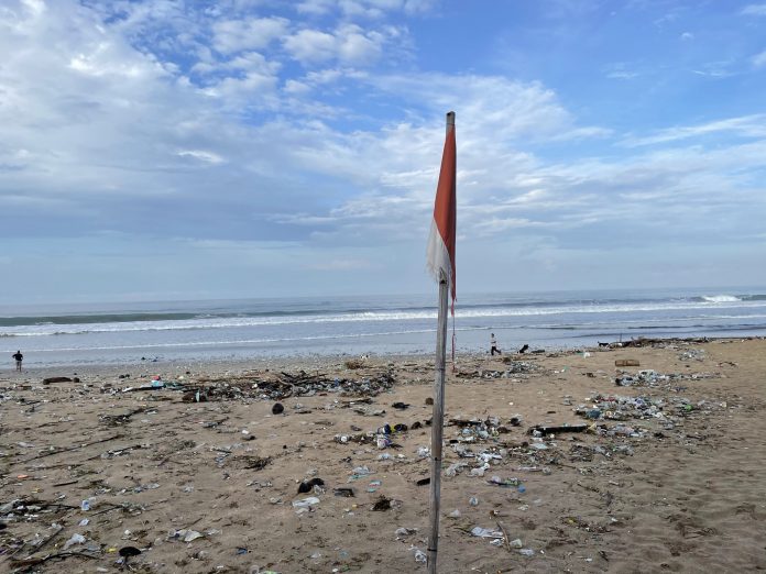 Plastic Trash on Bali Beaches 2021