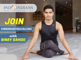 Join #IndoindiansYogaChallenge 2021 with Binay Sahoo