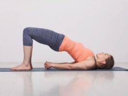 #IndoindiansYogaChallenge Day 1: SETU BANDHA SARVANGASANA- Bridge Pose