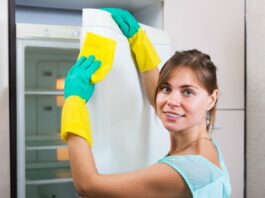 #KitchenTips: How to Clean Your Refrigerator: Clean the exterior of the fridge