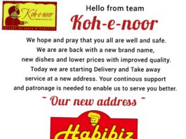 Habibiz serves Arabian, Indian & Pakistani Cuisine