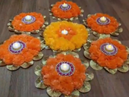 Le Rosh Diyas and Rangoli