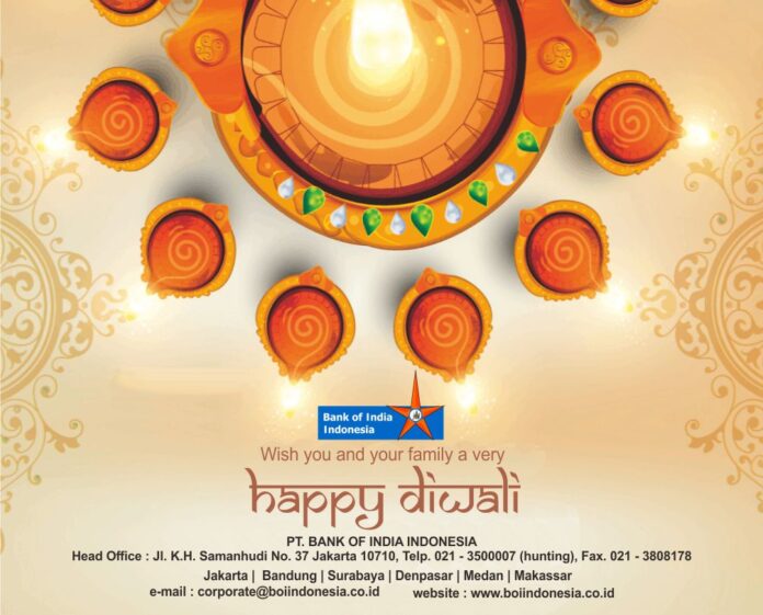 Bank of India Indonesia wishes you a very Happy Diwali