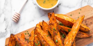 Easy Sweet Potato Wedge Fries