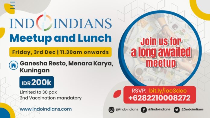 Indoindians Meetup and Lunch 3rd Dec