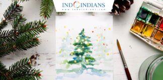 Indoindians Online Event Paint Your Own Christmas Card with Pavan Kapoor