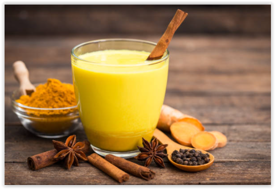 Delicious Turmeric Recipes For Mind & Body Health: Turmeric Latte