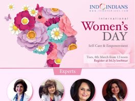 Indoindians Online Event: International Women’s Day March 8th 2022 – Self-Care & Empowerment Indoindians Online Event Flyer International Womens Day March 8th 2022 - Self-Care and Empowerment