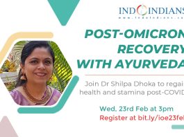Indoindians Online Event Post-Omicron Recovery with Ayurveda with Shilpa Dhoka
