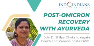 Indoindians Online Event Post-Omicron Recovery with Ayurveda with Shilpa Dhoka