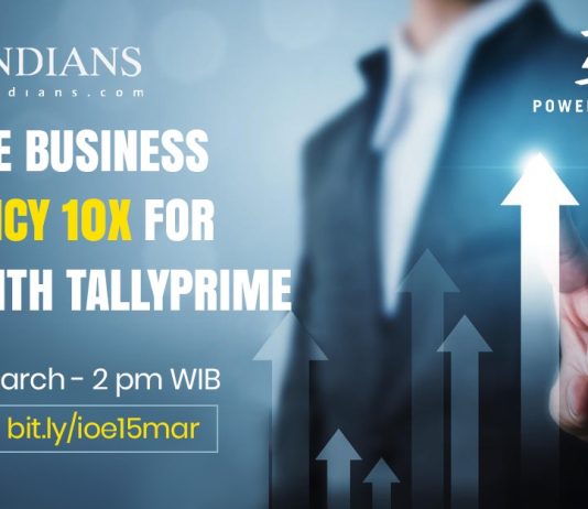 Indoindians Online Event Enhance Business Efficiency 10X for SME's with TallyPrime