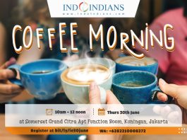 Indoindians Coffee Morning 30 June