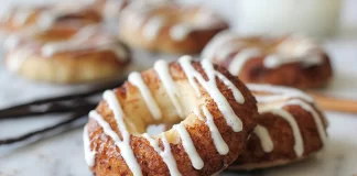5 Sweet Donut Recipes, but Still Healthy!: Greek Yogurt Cinnamon Roll Donuts